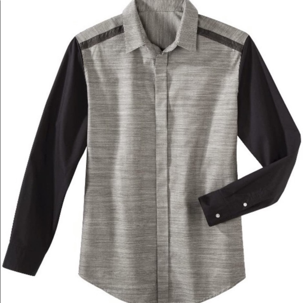 3.1 Phillip Lim for target grey & black button up